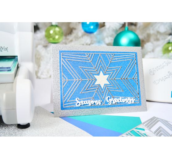 Sizzix Thinlits Stanzschablone "Cosmopolitan Christmas - Star Bright by Stacey P