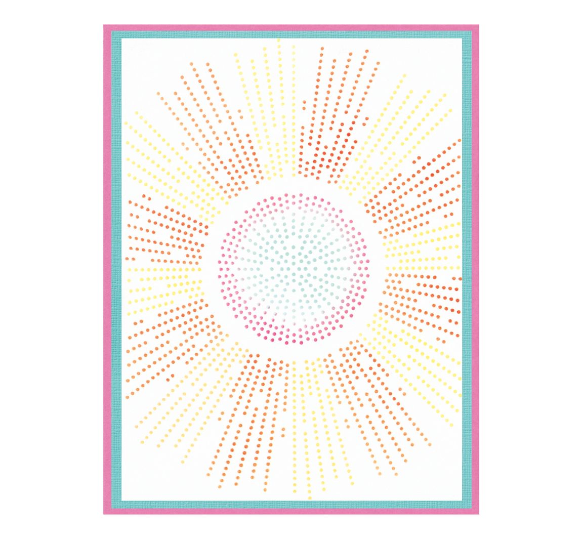 Sizzix A6 Stencil "Cosmopolitan - Shine Bright by Stacey Park"