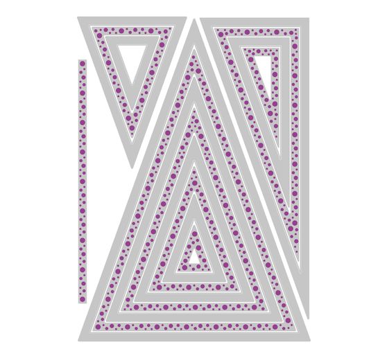 Sizzix Framelits Stanzschablone "Triangles by Stacey Park"