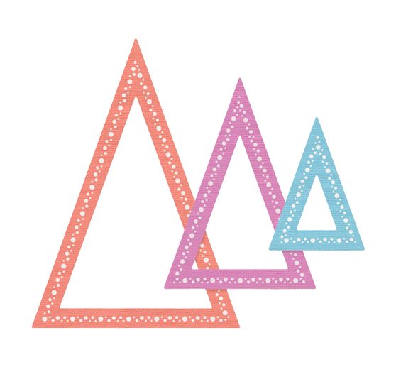 Sizzix Framelits Stanzschablone "Triangles by Stacey Park"