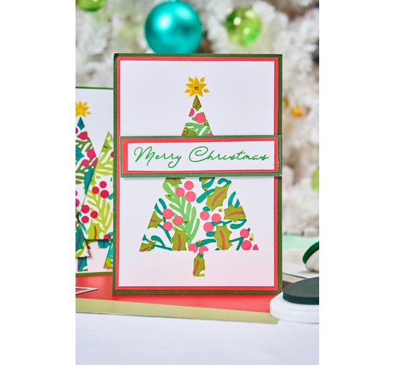 Sizzix Layered Stencils "Happy Holidays by Stacey Park"