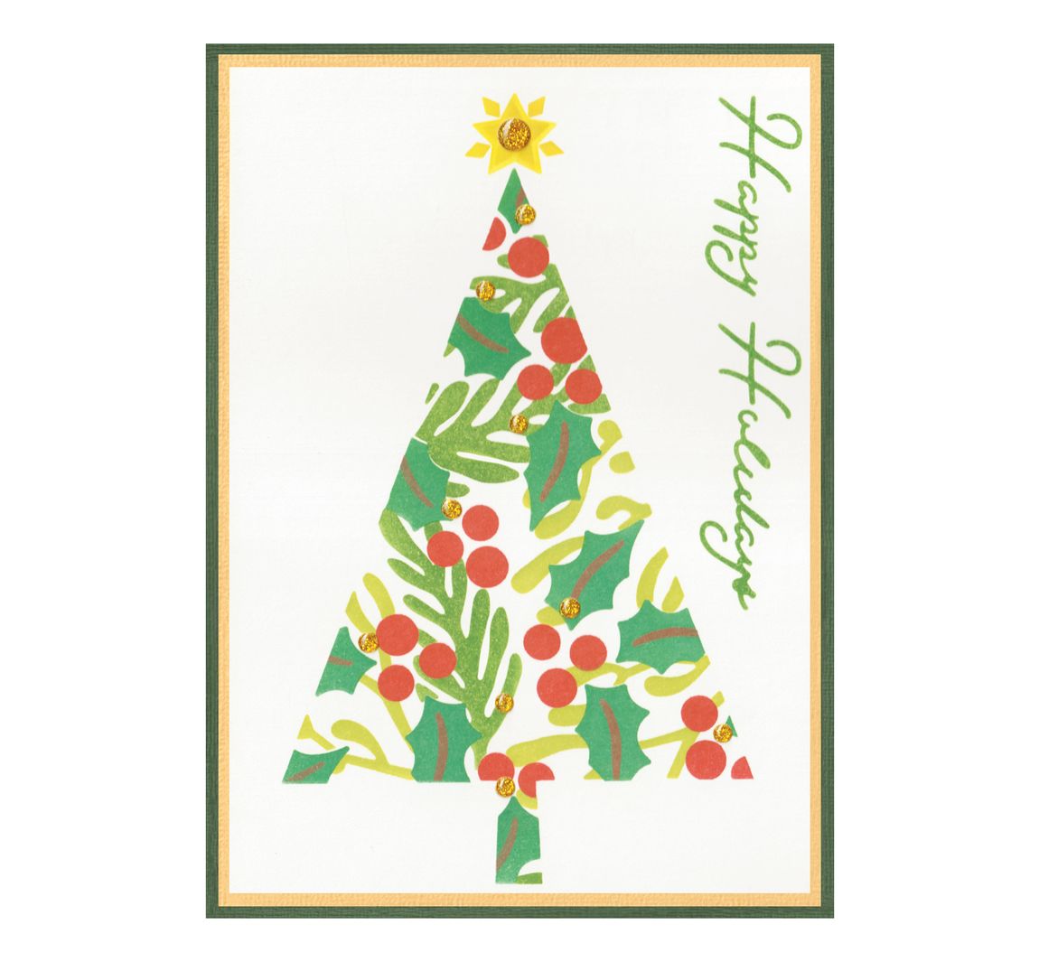Sizzix Layered Stencils "Happy Holidays by Stacey Park"
