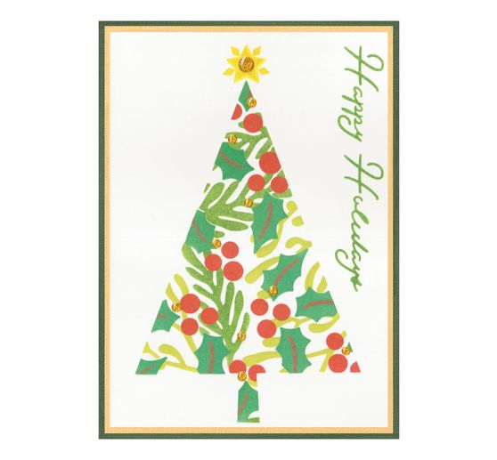 Sizzix Layered Stencils "Happy Holidays by Stacey Park"