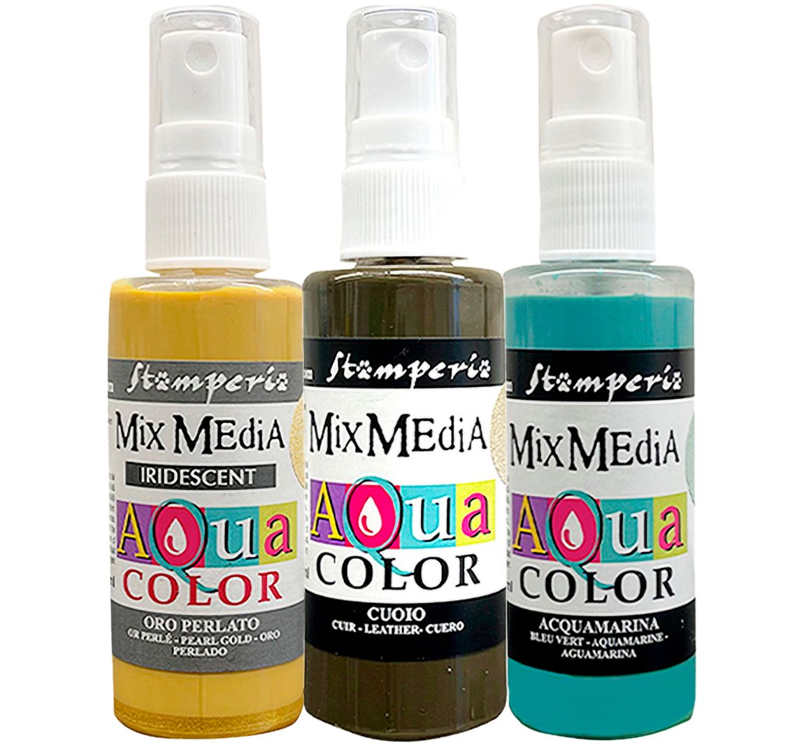 Stamperia Aquacolor "Fortune", 3er-Set