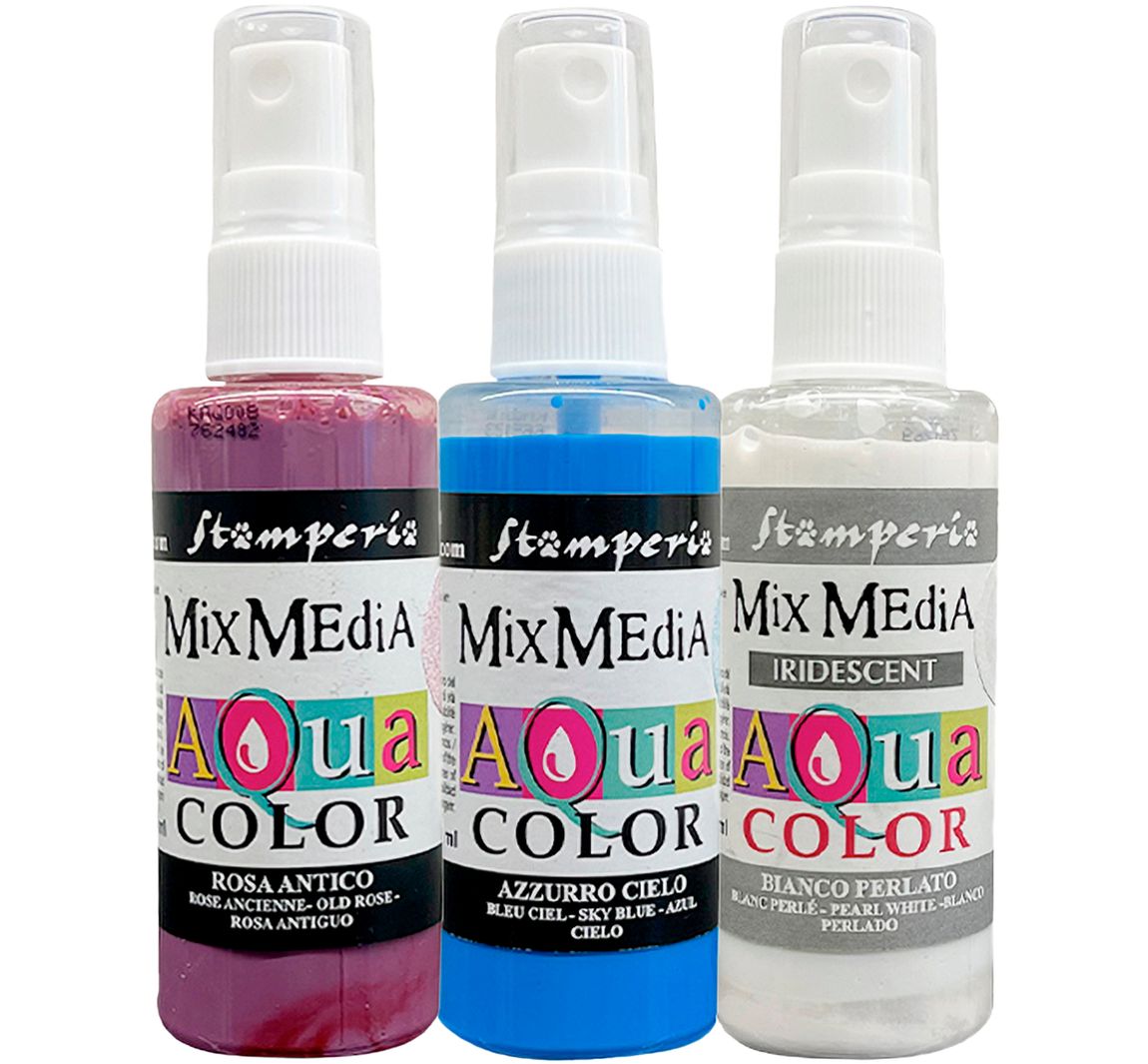 Stamperia Aquacolor "Lavender", 3er-Set