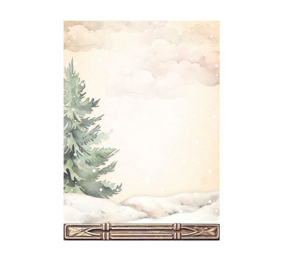 Motiv-Strohseide Backgrounds "Gear up for Christmas"