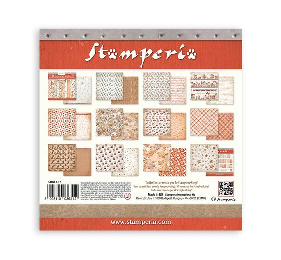Scrapbook-Block "Gear up for Christmas Backgrounds"