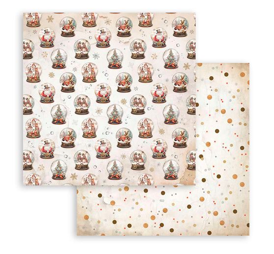 Scrapbook-Block "Gear up for Christmas Backgrounds"