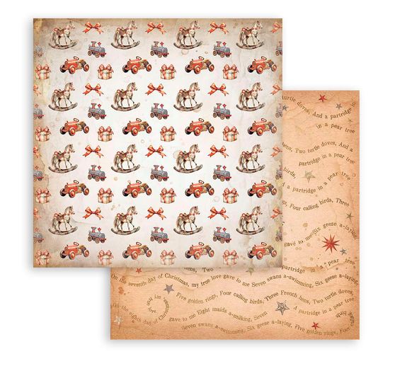 Scrapbook-Block "Gear up for Christmas Backgrounds"