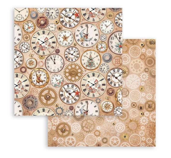 Scrapbook-Block "Gear up for Christmas Backgrounds"