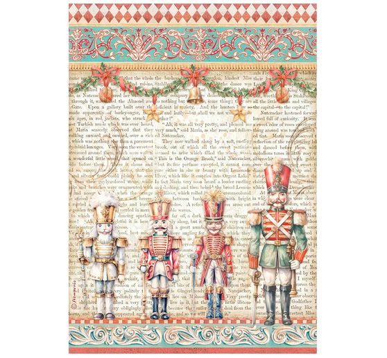Motiv-Strohseiden Sortiment "The Nutcracker"