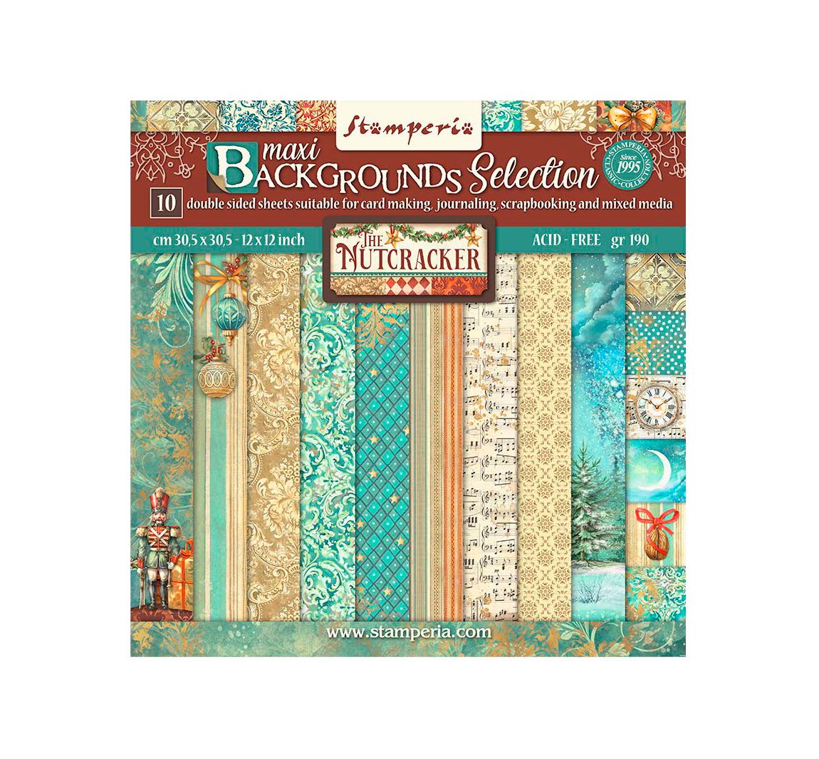 Scrapbook-Block "The Nutcracker Backgrounds"