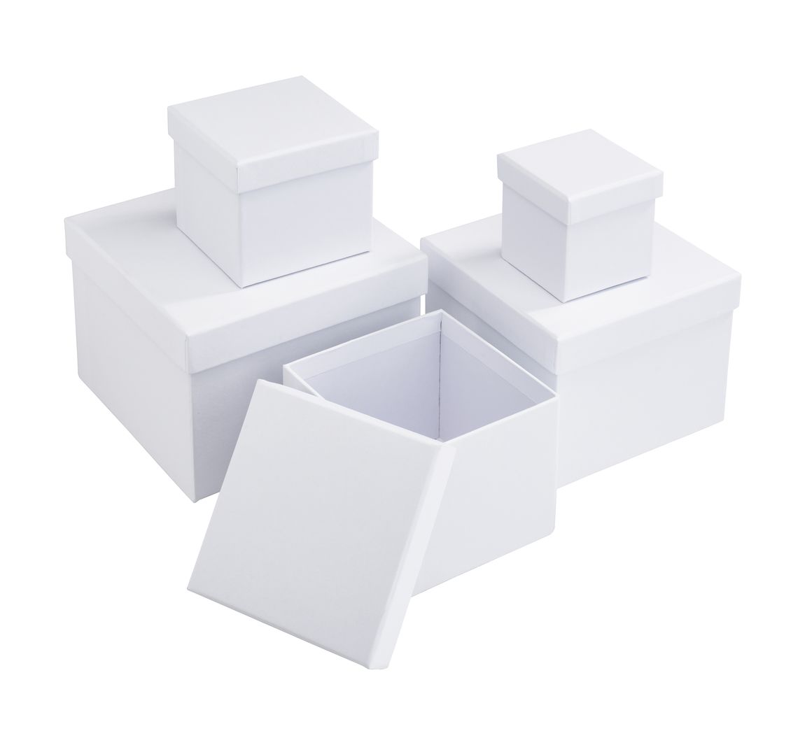 VBS Schachteln "Quadrat", 5er-Set
