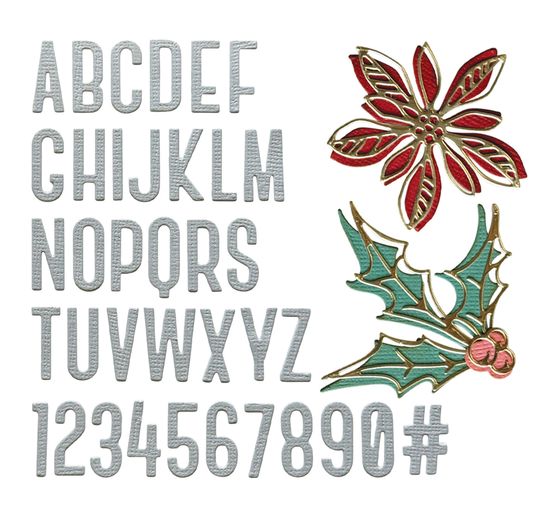 Sizzix Thinlits Stanzschablone "Vault Seasonal Sketch by Tim Holtz"