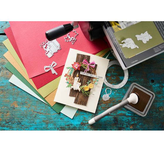 Sizzix Thinlits Stanzschablone "Vault Festive Wreath by Tim Holtz"