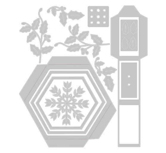 Sizzix Thinlits Stanzschablone "Hanging Ornament Box by Catherine Pooler"
