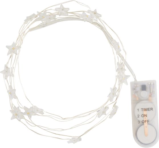 VBS Micro-LED-Lichterkette "Stern", mit Timer