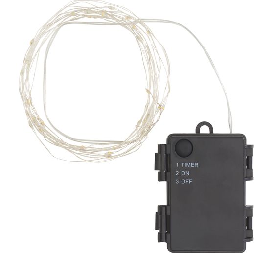 Outdoor Micro-LED-Lichterkette, mit Timer 6/18 Std., 40 LEDs