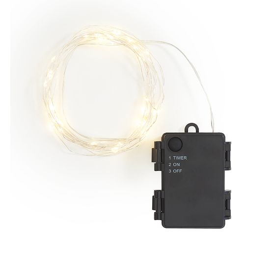 Outdoor Micro-LED-Lichterkette, mit Timer 6/18 Std., 40 LEDs