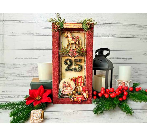 Scrapbook-Block "Gear up for Christmas Backgrounds"