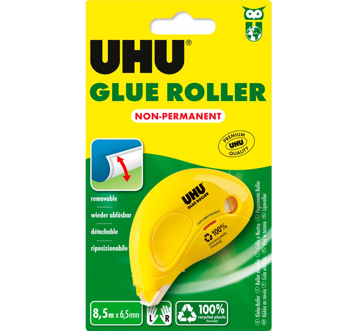 UHU Kleberoller non permanent