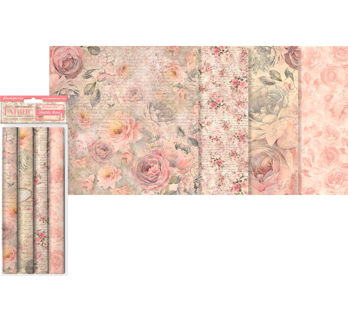 Stoffpaket "Shabby Rose"