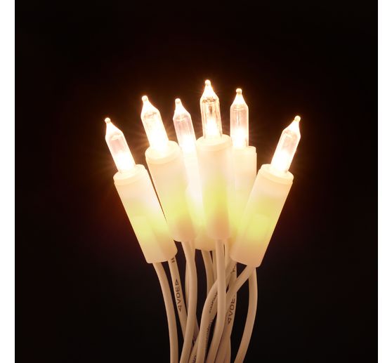 Konstsmide LED Mini Lichterkette mit Schalter, 10 warmweiße Dioden