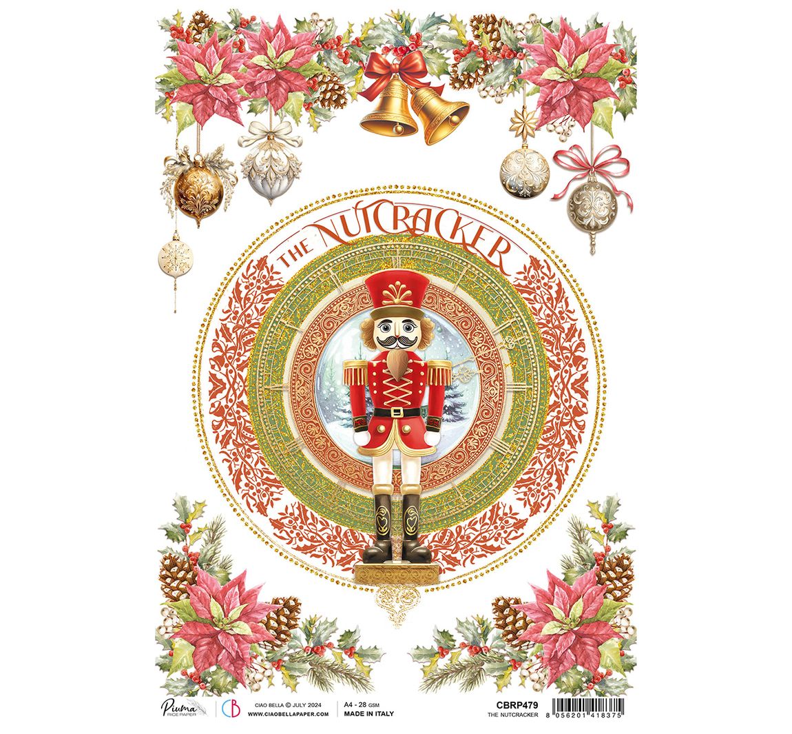 Motiv-Strohseide "Nutcracker"