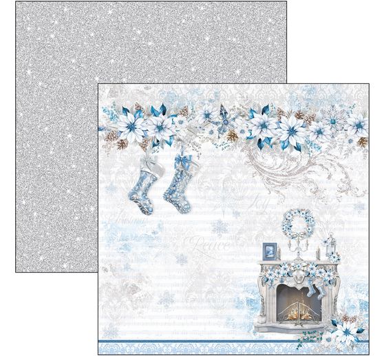 Scrapbook-Papier "Elegance of Blue"