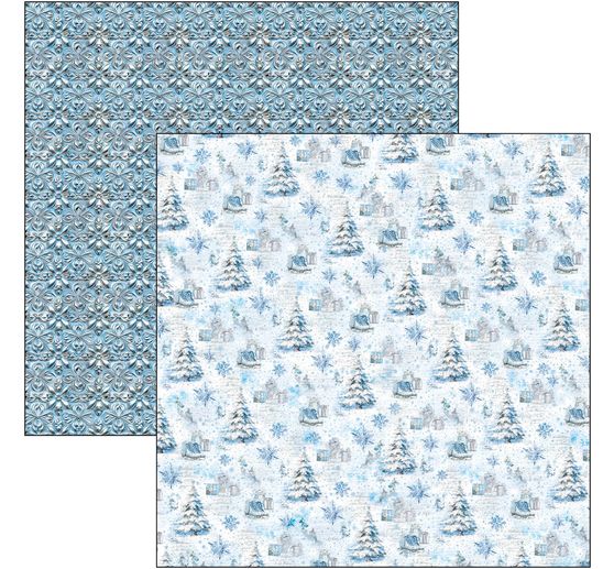 Scrapbook-Papier "Elegance of Blue"