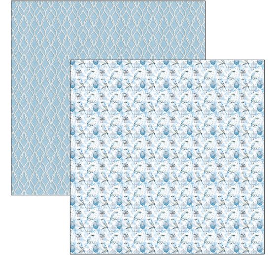 Scrapbook-Papier "Elegance of Blue"