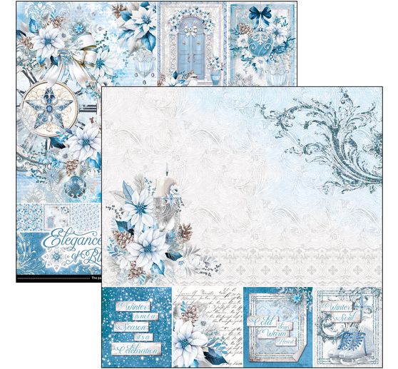 Scrapbook-Papier "Elegance of Blue"