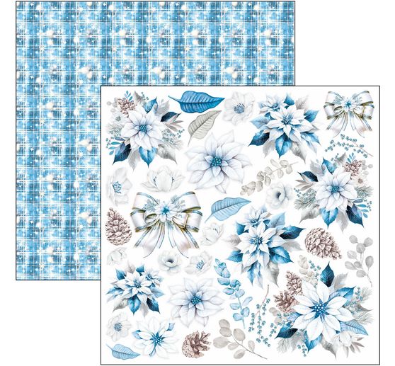 Scrapbook-Papier "Elegance of Blue"