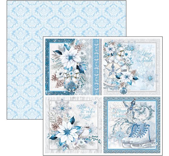 Scrapbook-Papier "Elegance of Blue"