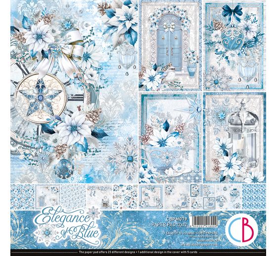 Scrapbook-Papier "Elegance of Blue"