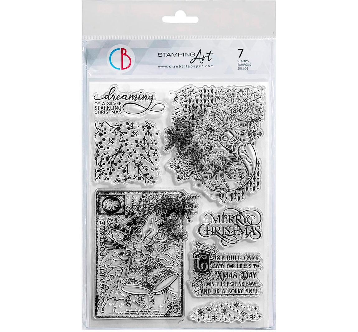 Silikonstempel "Elegance of Blue"