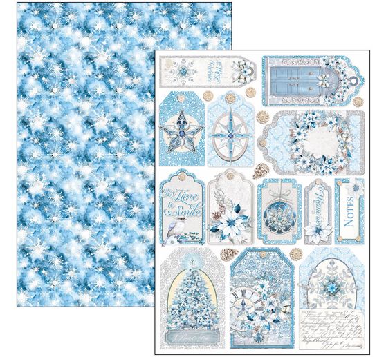 Papier-Set "Elegance of Blue"