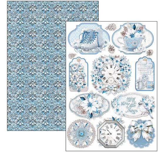 Papier-Set "Elegance of Blue"