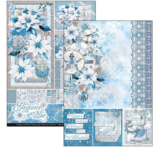 Papier-Set "Elegance of Blue"