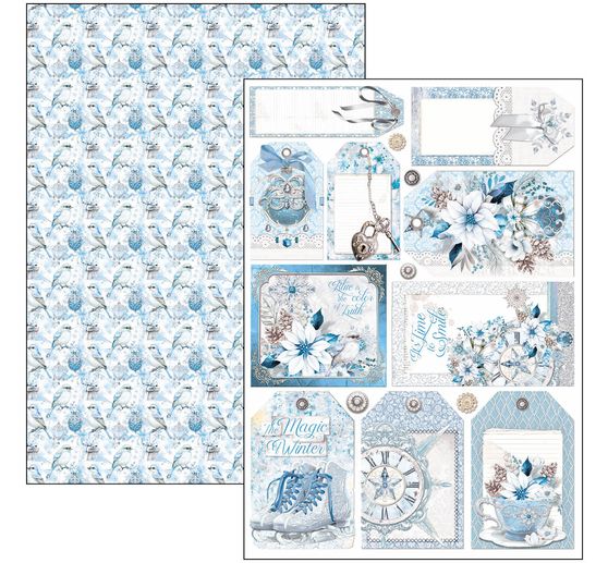Papier-Set "Elegance of Blue"