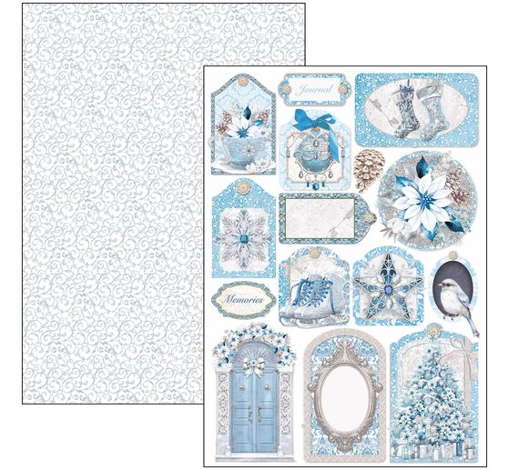 Papier-Set "Elegance of Blue"