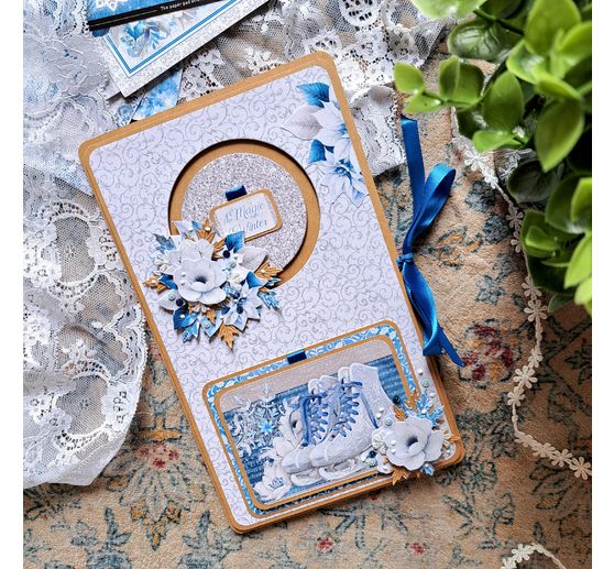 Scrapbook-Papier "Elegance of Blue"