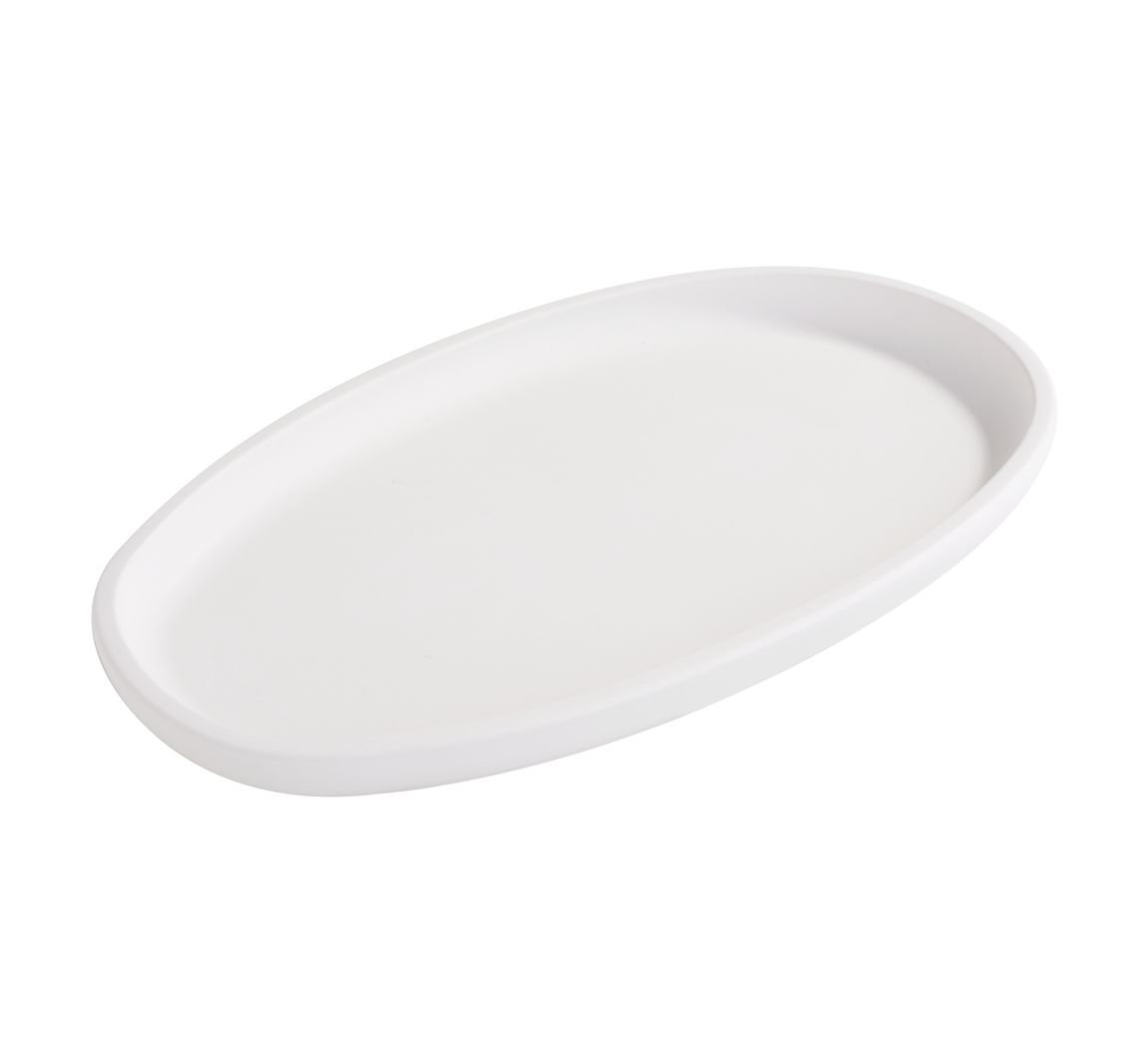 Silikon Gießform "Schale Oval Asymmetrisch"