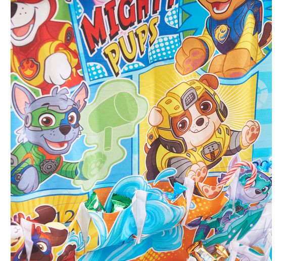 Adventskalender Stoffpanel "Paw Patrol Mighty Pups", ca. 150 x 80 cm