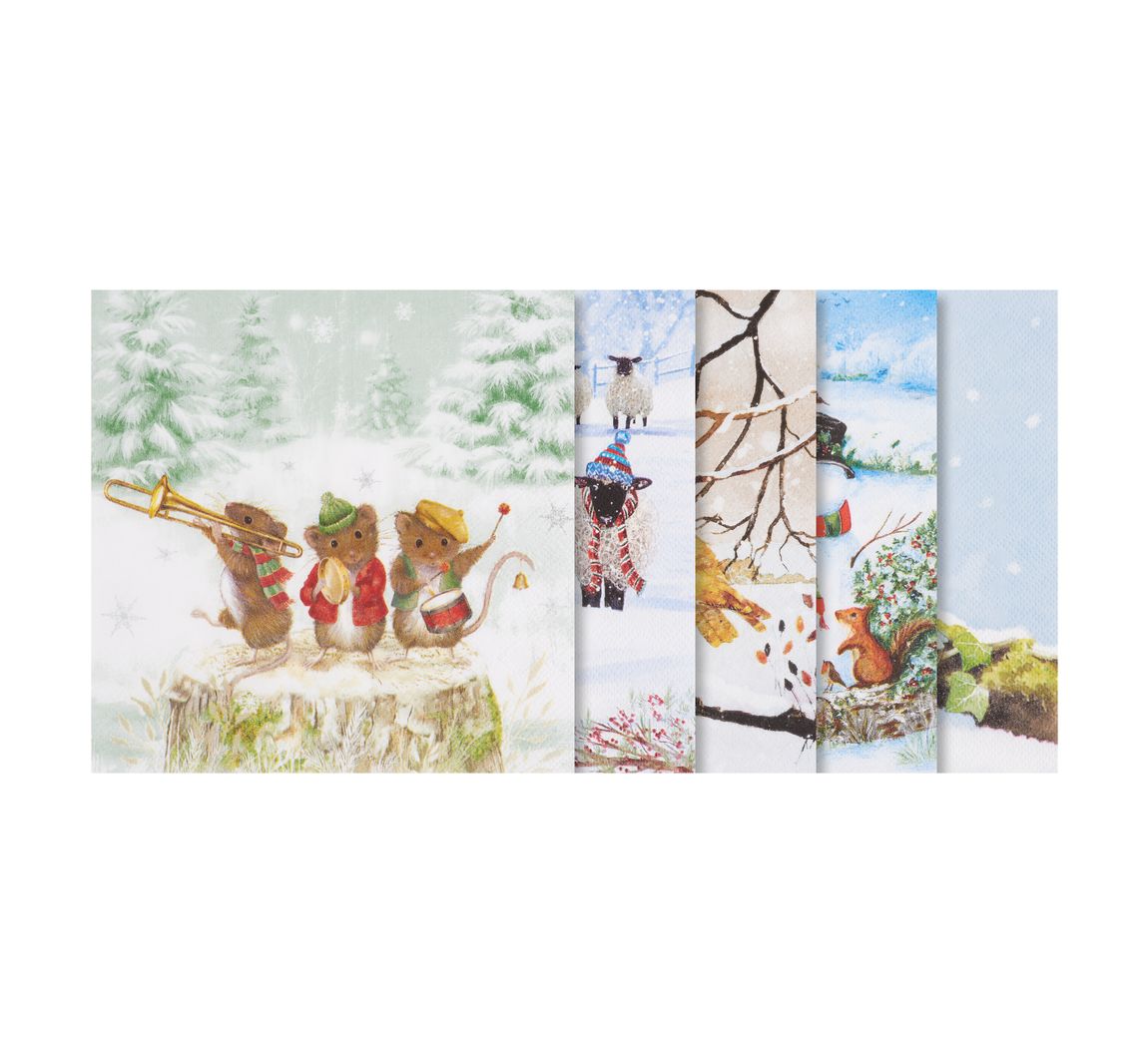 VBS Servietten-Set "Wintertime"
