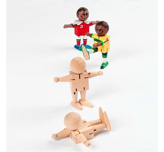 Bewegliche Figuren, H 8 cm