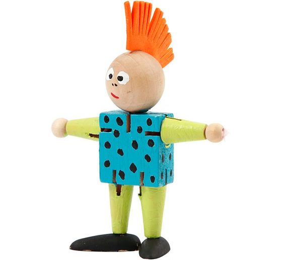 Bewegliche Figuren, H 8 cm