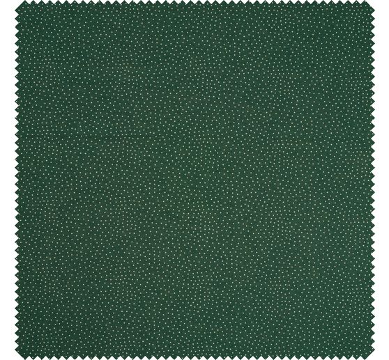 Westfalenstoffe Baumwoll-Stoff "Pünktchen Grün-Beige"
