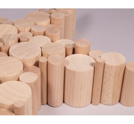 Bastelpackung Holz "Rundstäbe"