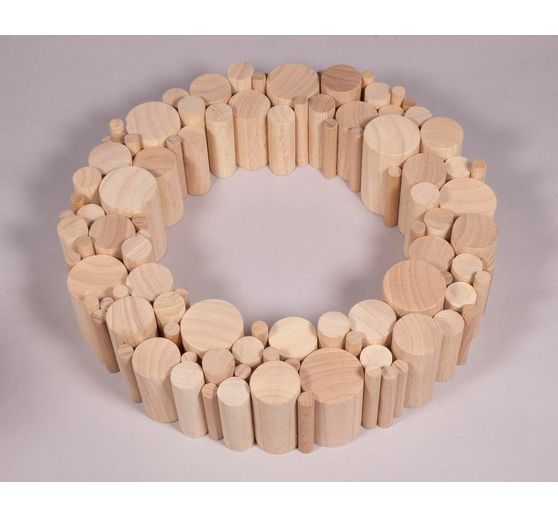 Bastelpackung Holz "Rundstäbe"